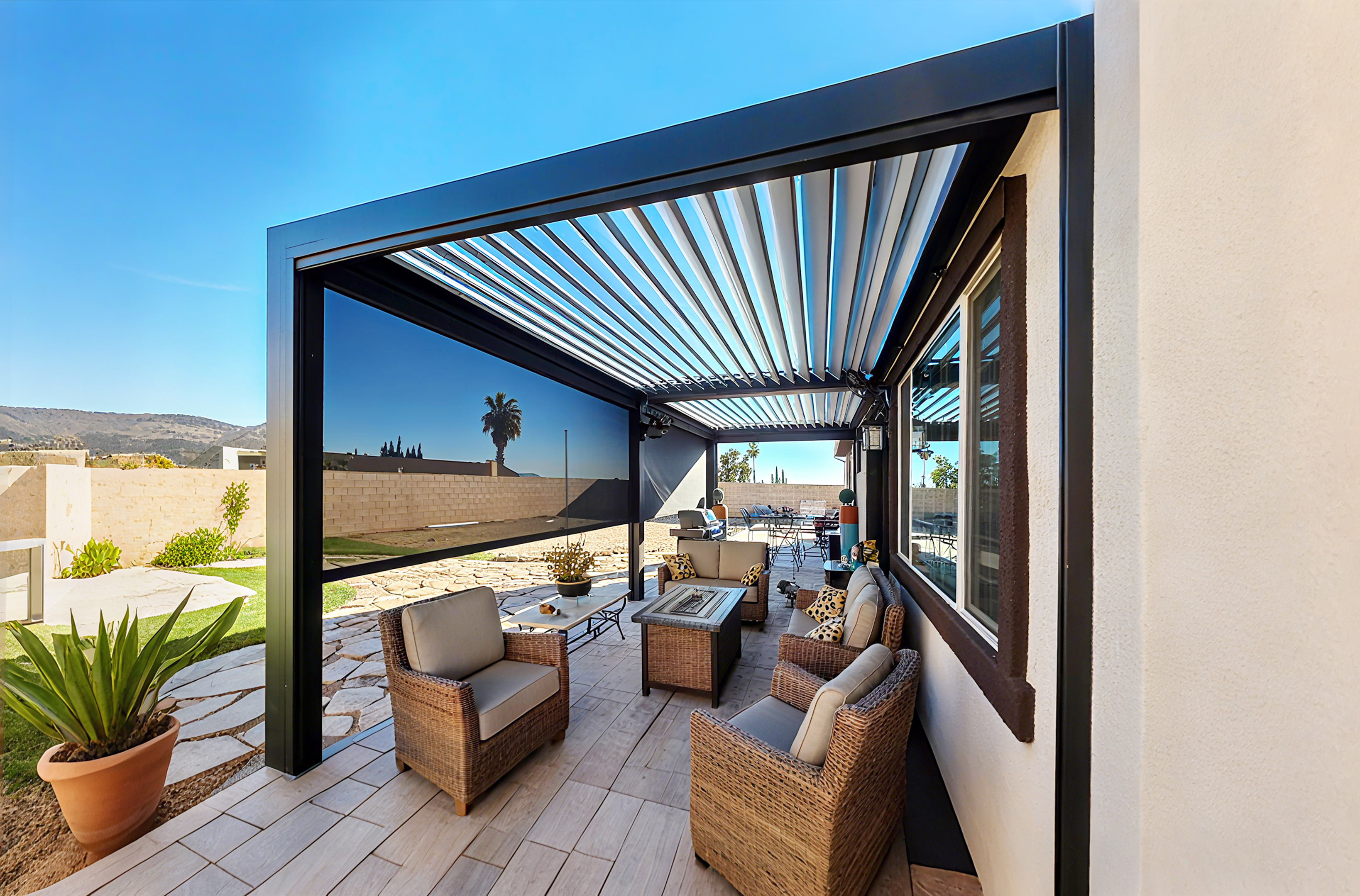 Réalisation Pergola Caraïbes