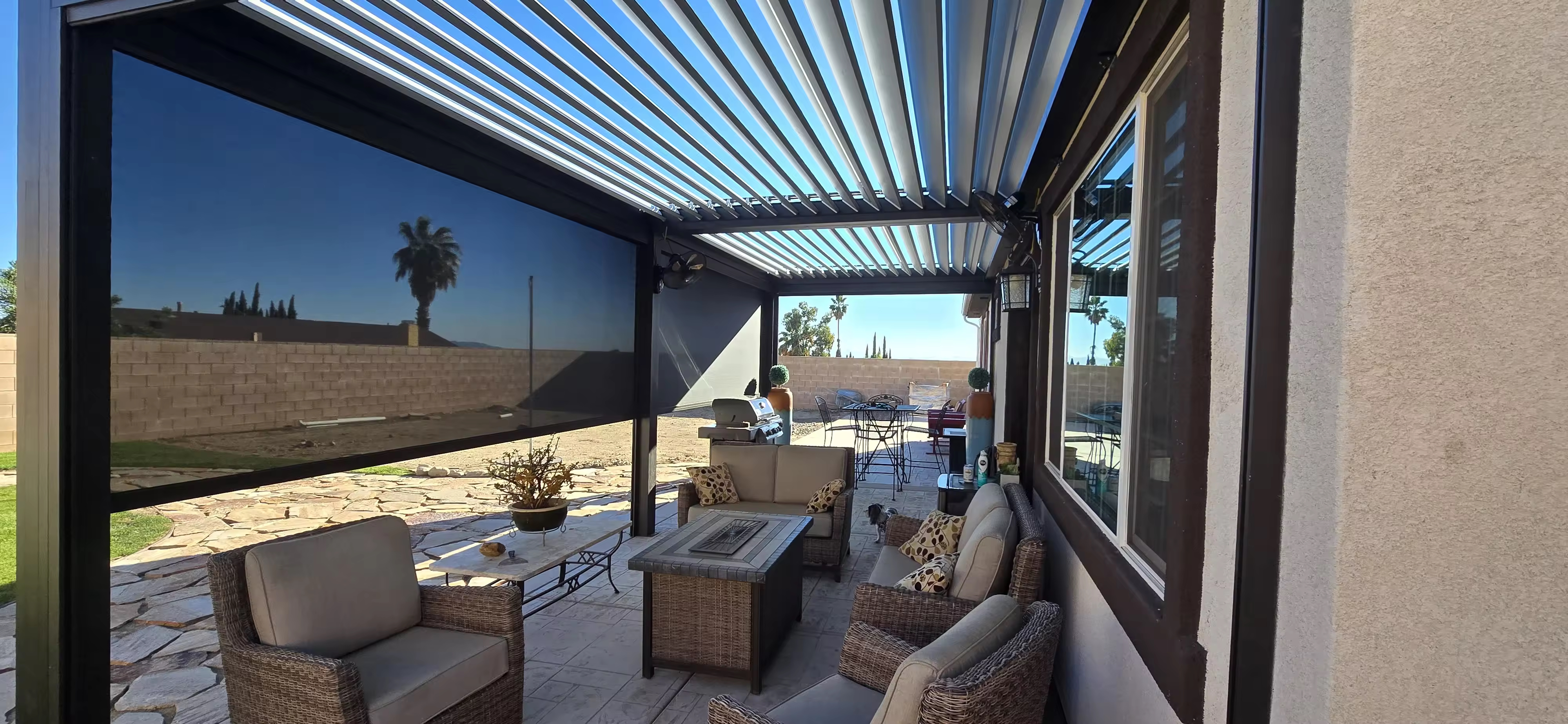 Réalisation Pergola Caraïbes