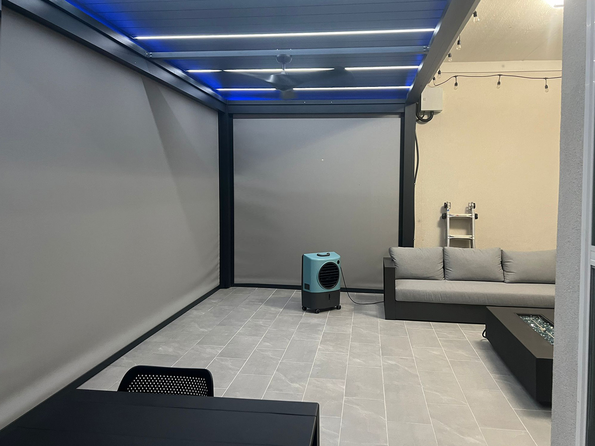 Systeme drainage integre invisible gouttiere cachee